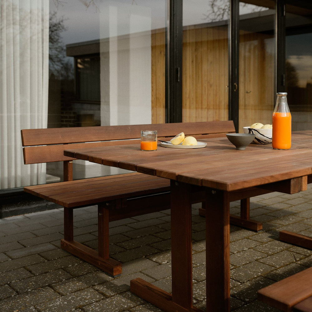 FDB Møbler M17 Ermelunden Garden Table,  Nature Oiled Thermo Ash
