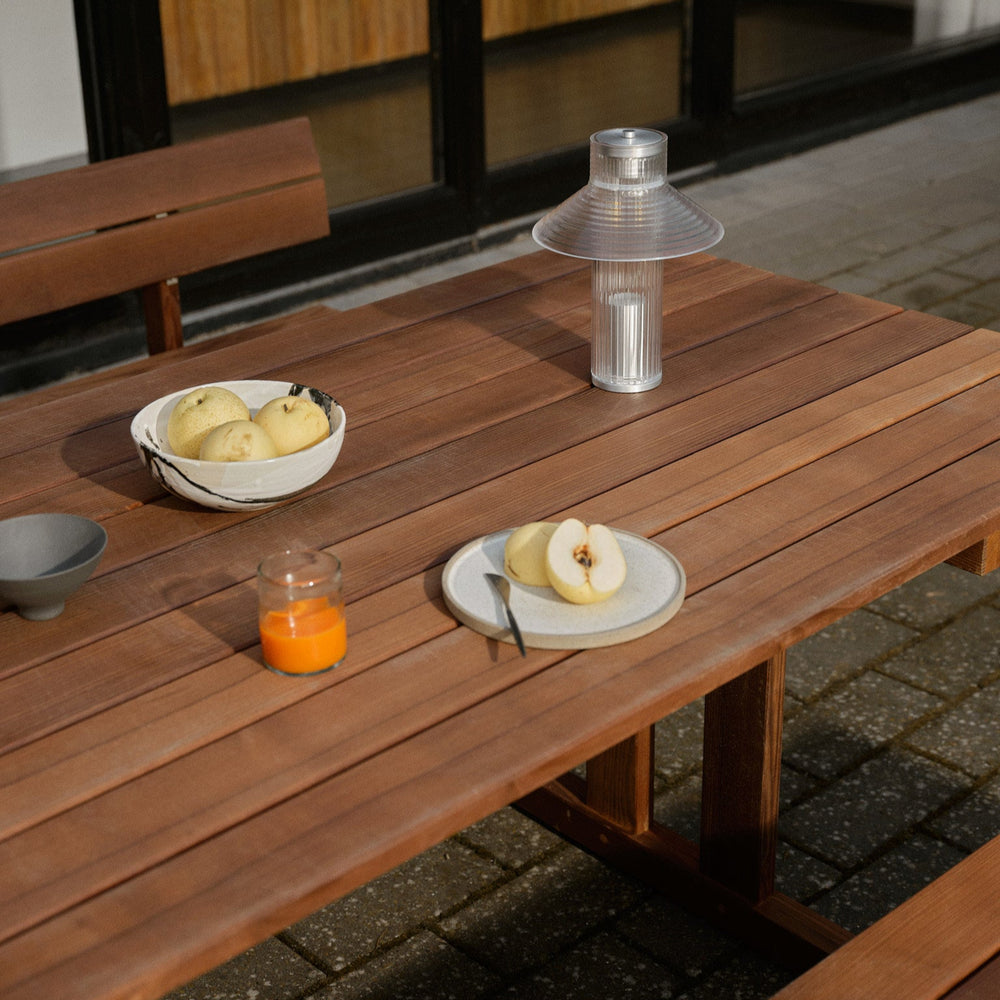 FDB Møbler M17 Ermelunden Garden Table,  Nature Oiled Thermo Ash