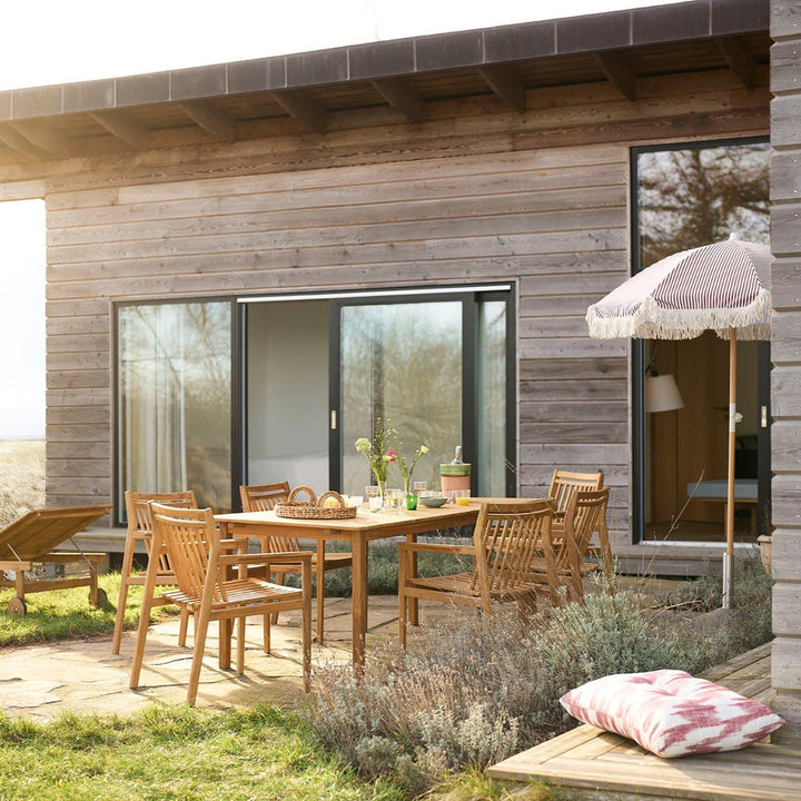 FDB Møbler M2 Sammen Garden Table, Solid Nature Oiled Teak