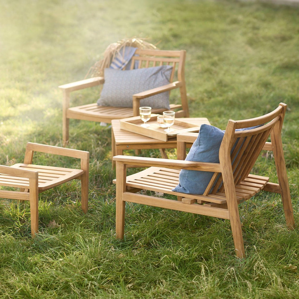 FDB Møbler M6 Sammen Lounge Chair, Solid Nature Oiled Teak