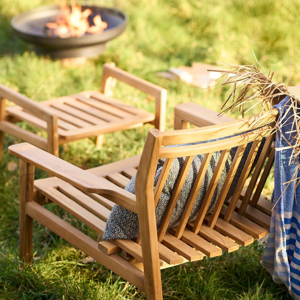 FDB Møbler M6 Sammen Lounge Chair, Solid Nature Oiled Teak