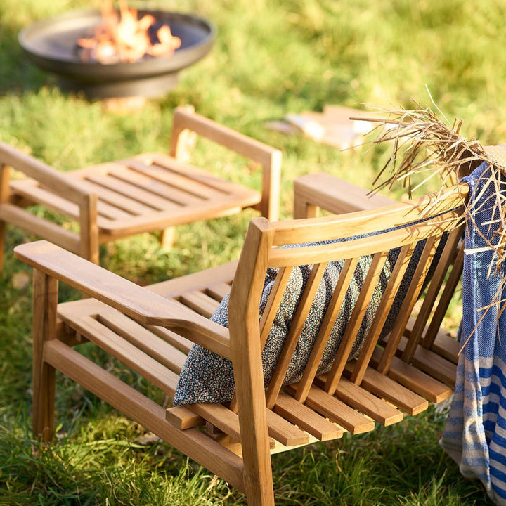 FDB Møbler M6 Sammen Lounge Chair, Solid Nature Oiled Teak