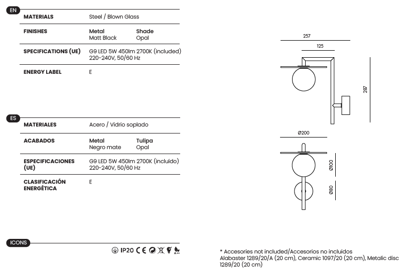 Miro Wall Lamp (set)
