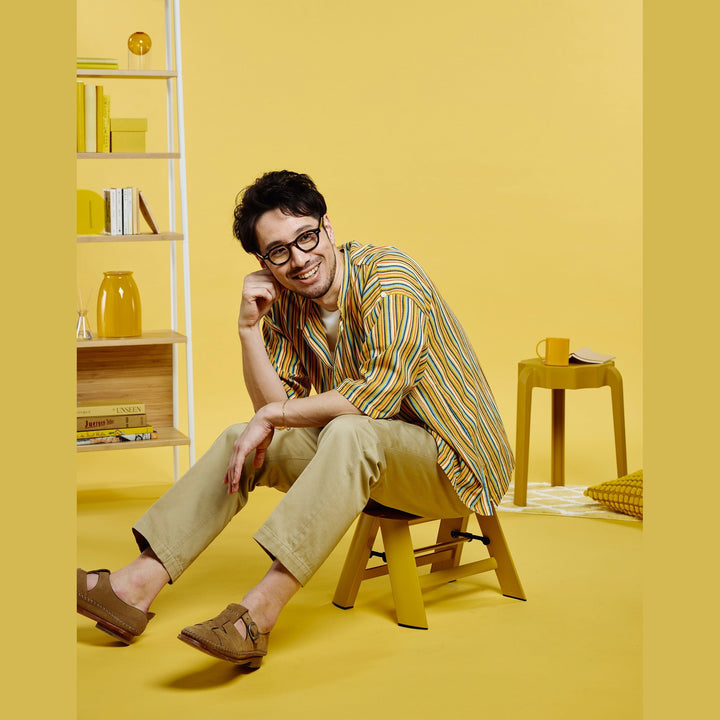 Lucano Step Ladder 1-Step MUSTARD YELLOW