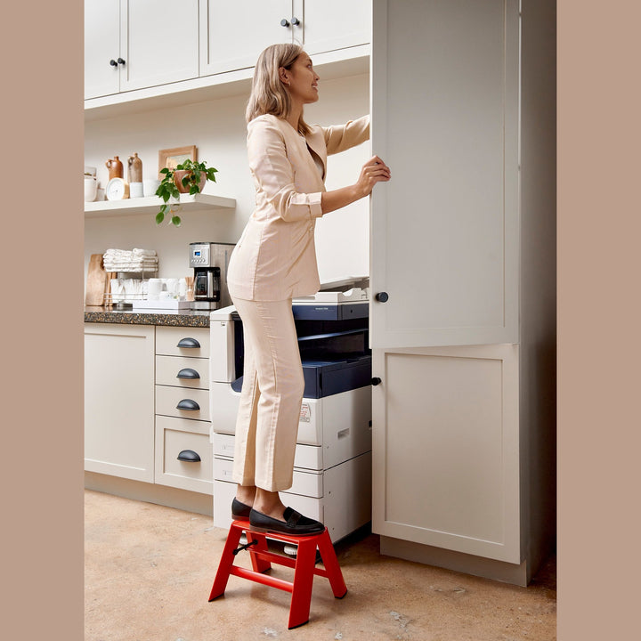Lucano Step Ladder 1-Step RED