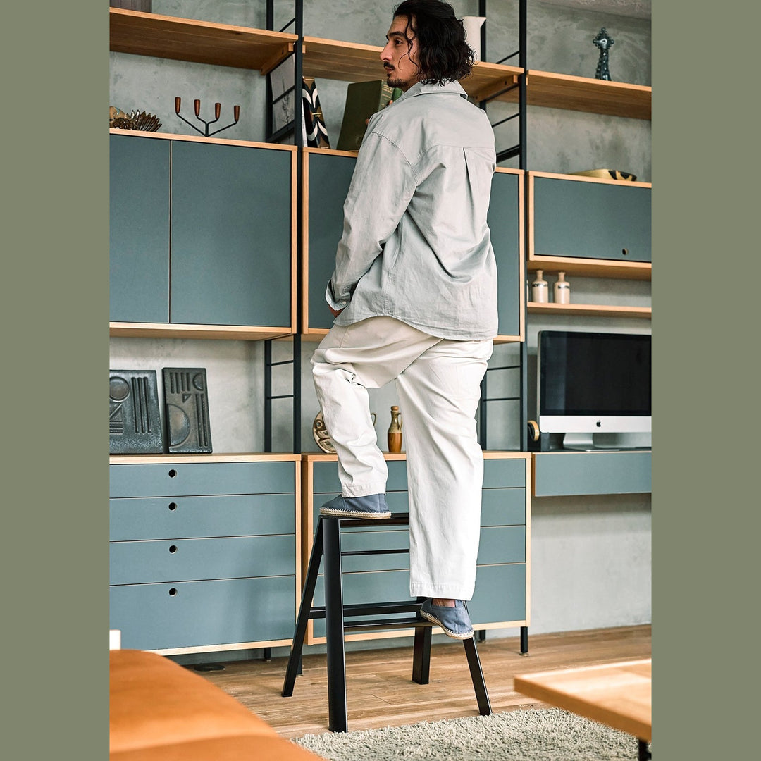 Lucano Step Ladder 2-Step BLACK