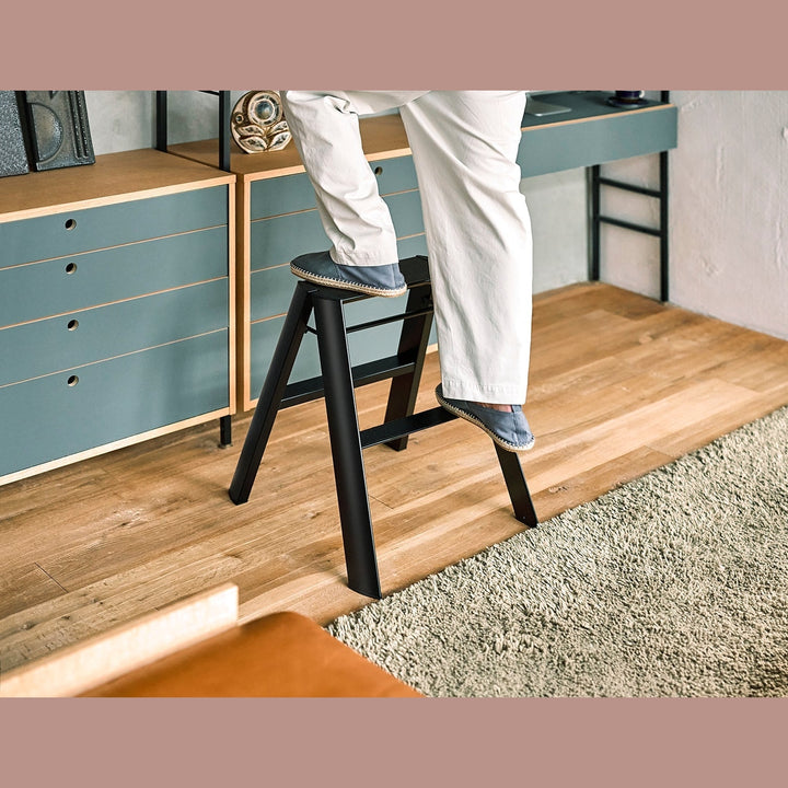 Lucano Step Ladder 2-Step BLACK
