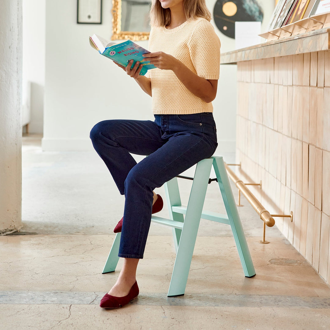 Lucano Step Ladder 2-Step MINT GREEN