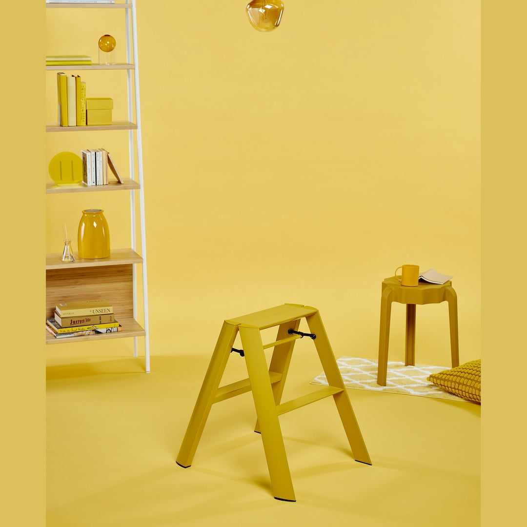 Lucano Step Ladder 2-Step MUSTARD YELLOW