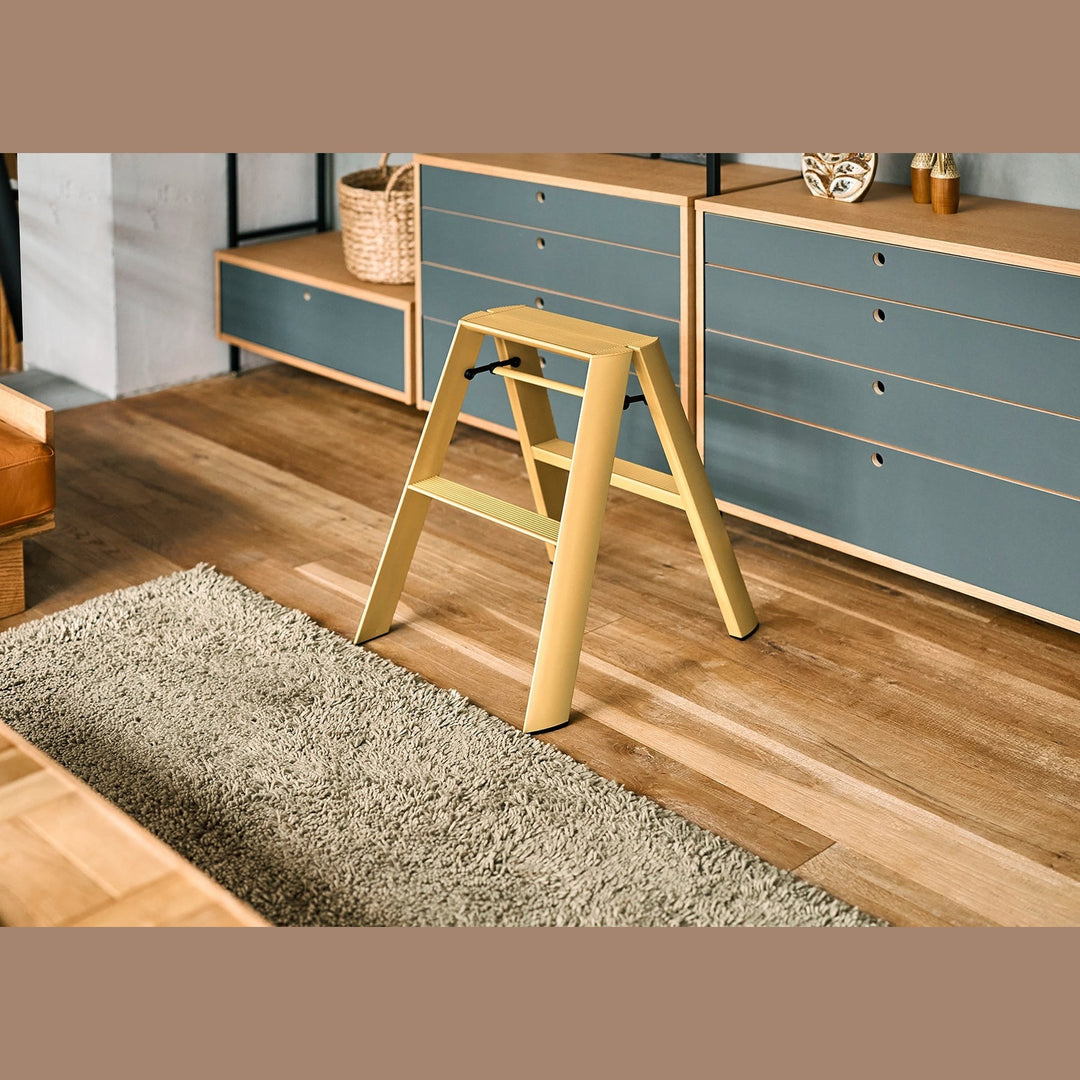 Lucano Step Ladder 2-Step MUSTARD YELLOW