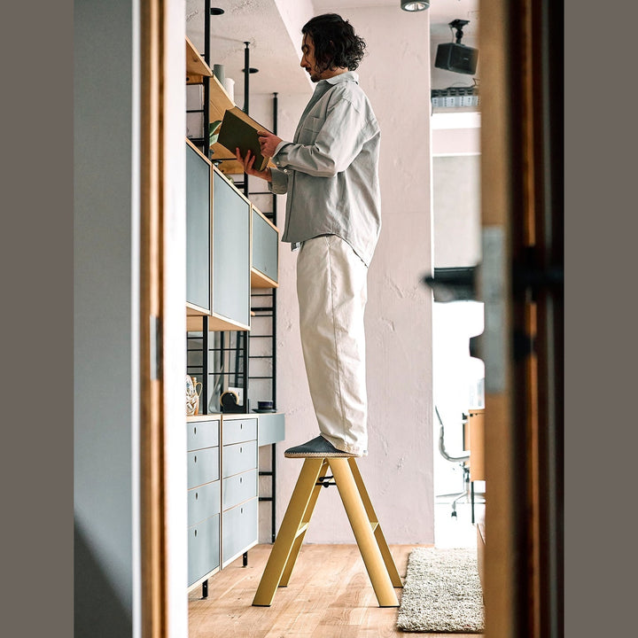 Lucano Step Ladder 2-Step MUSTARD YELLOW