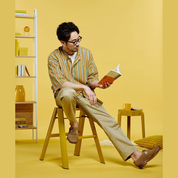 Lucano Step Ladder 2-Step MUSTARD YELLOW