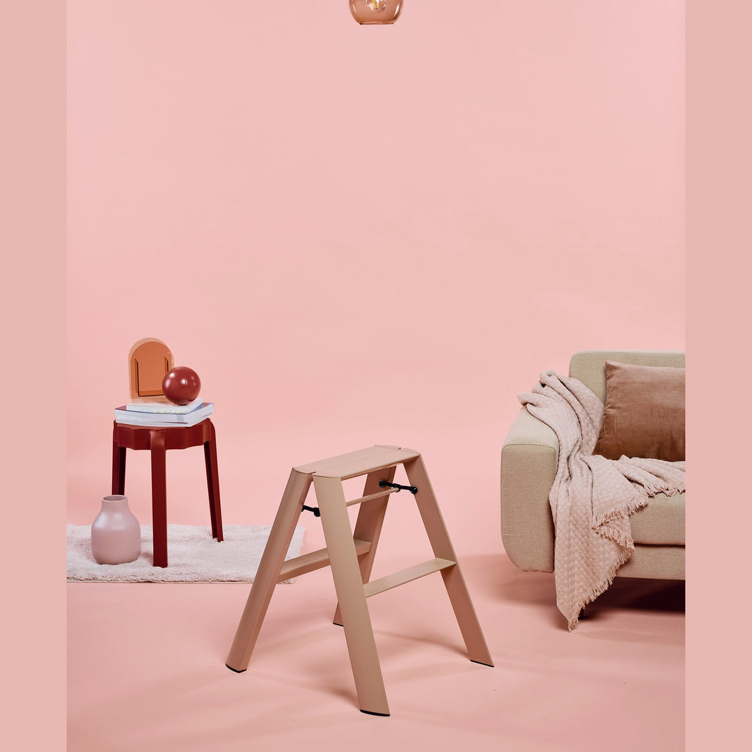 Lucano Step Ladder 2-Step PEACH BROWN