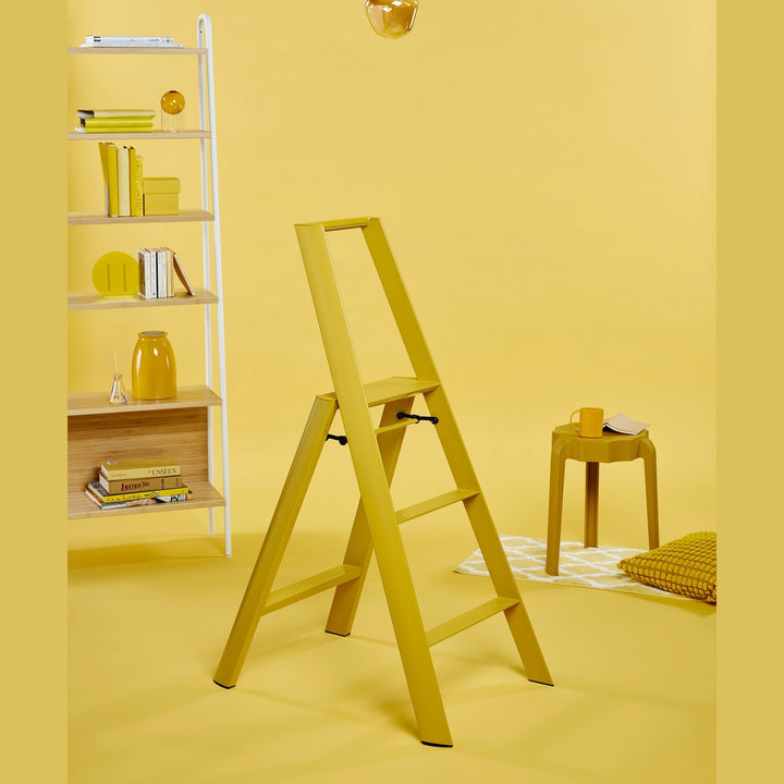 Lucano Step Ladder 3-Step MUSTARD YELLOW