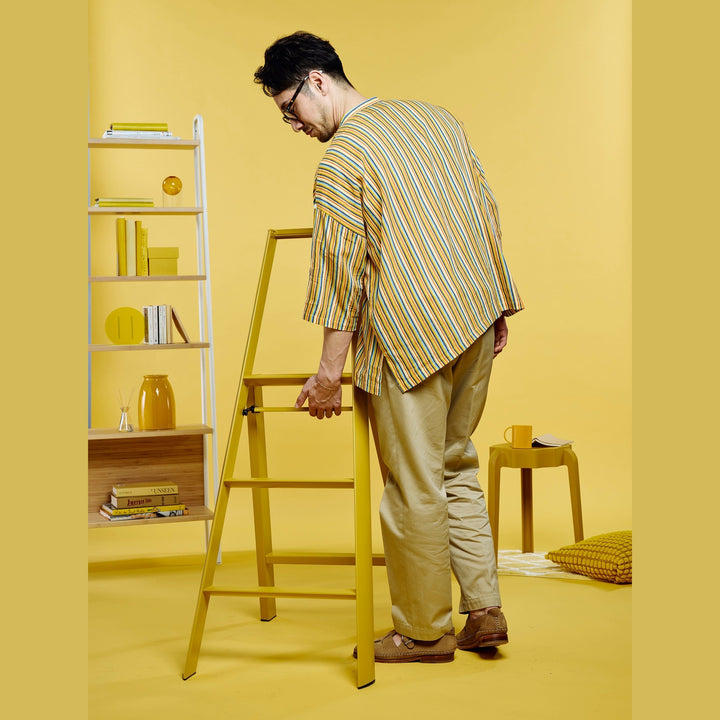 Lucano Step Ladder 3-Step MUSTARD YELLOW