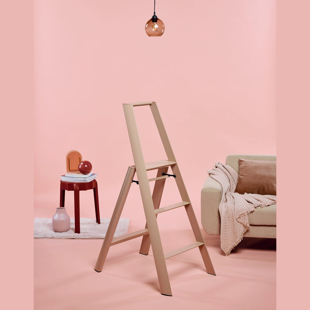 Lucano Step Ladder 3-Step PEACH BROWN