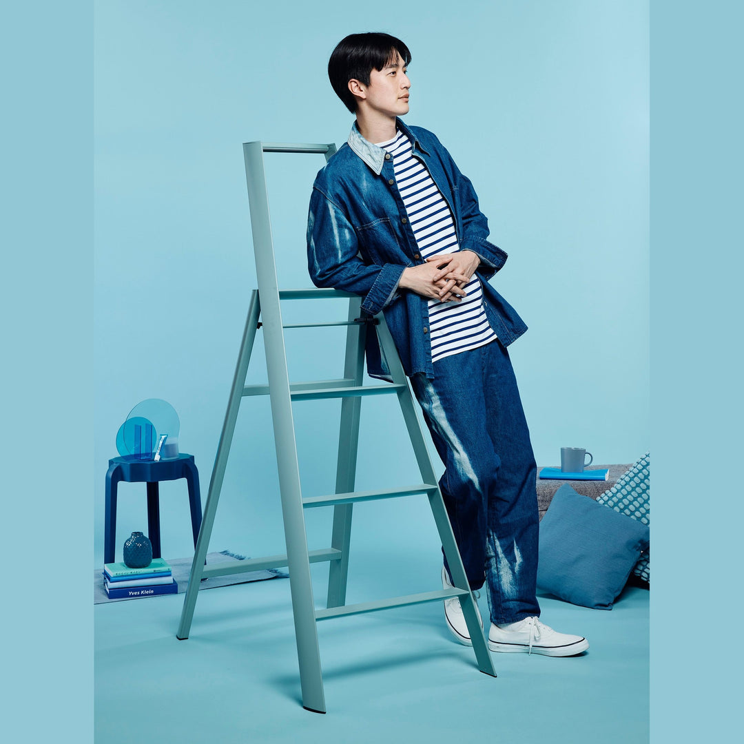 lLucano Step Ladder 4-Step DUSTY MINT
