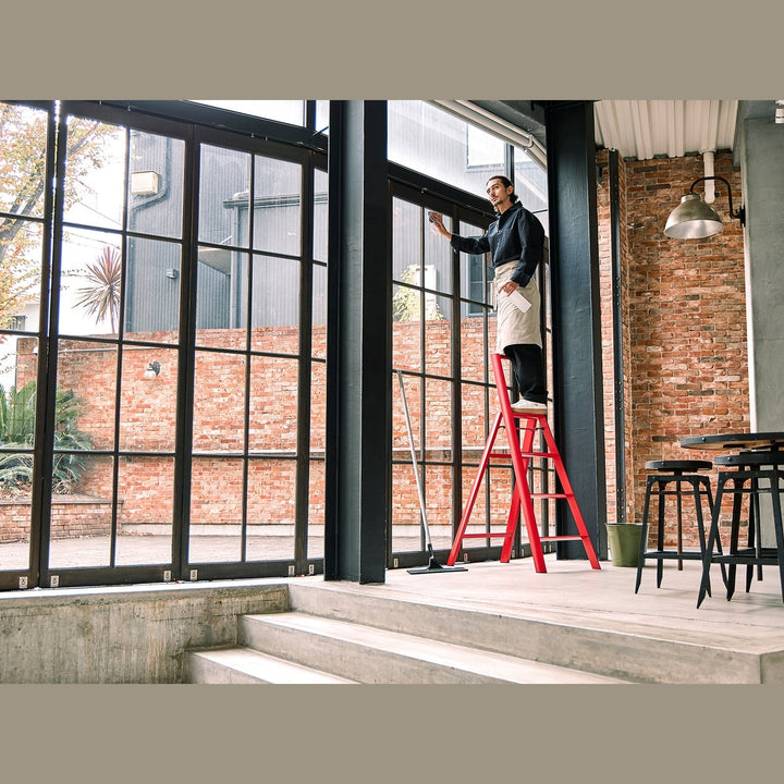 Lucano Step Ladder 4-Step RED