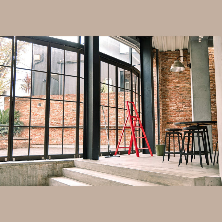 Lucano Step Ladder 4-Step RED