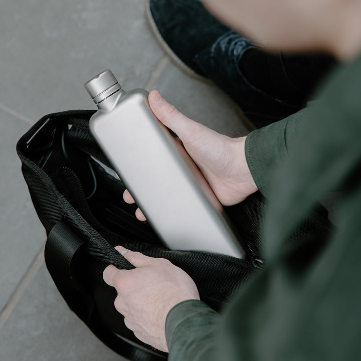 Slim Stainless Steel Memobottle - Satin