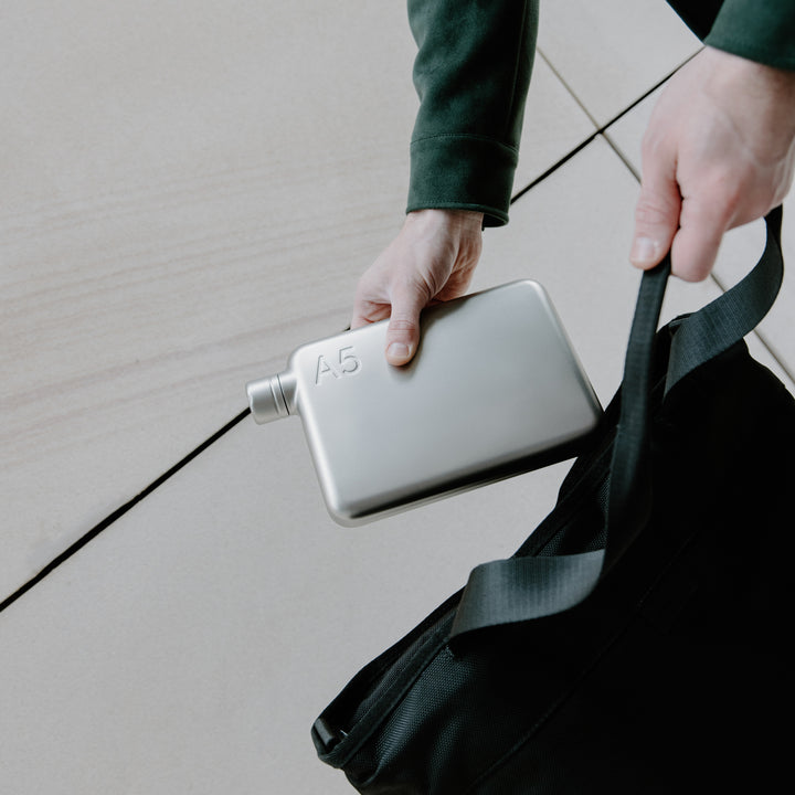 A5 Stainless Steel Memobottle - Satin