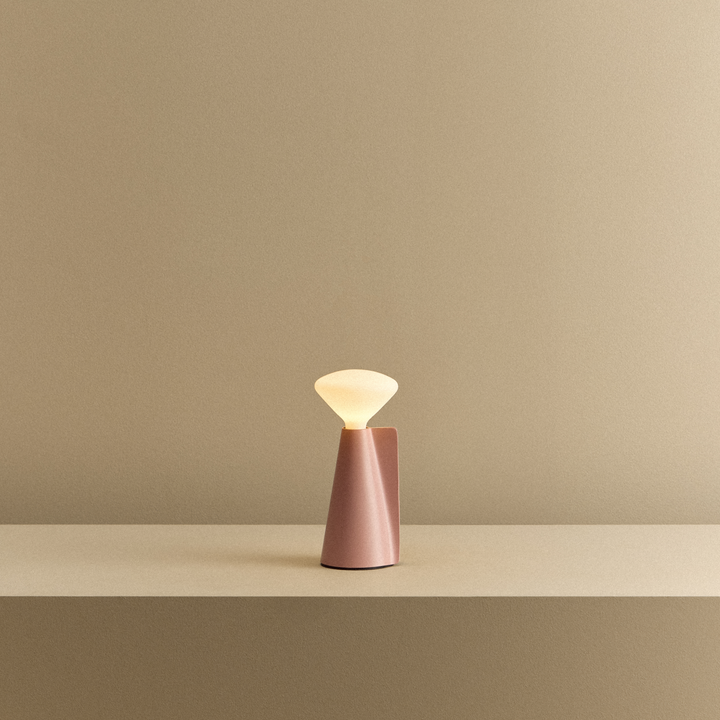Mantle Portable Lamp in Peony Pink