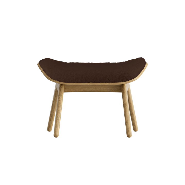 UMAGE The Reader Ottoman, Oak