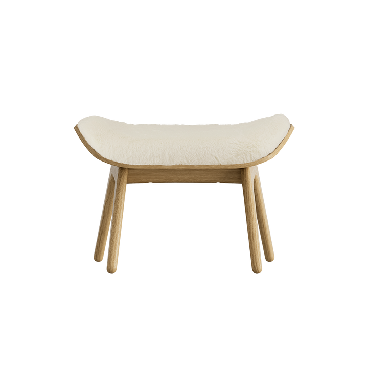 UMAGE The Reader Ottoman, Oak