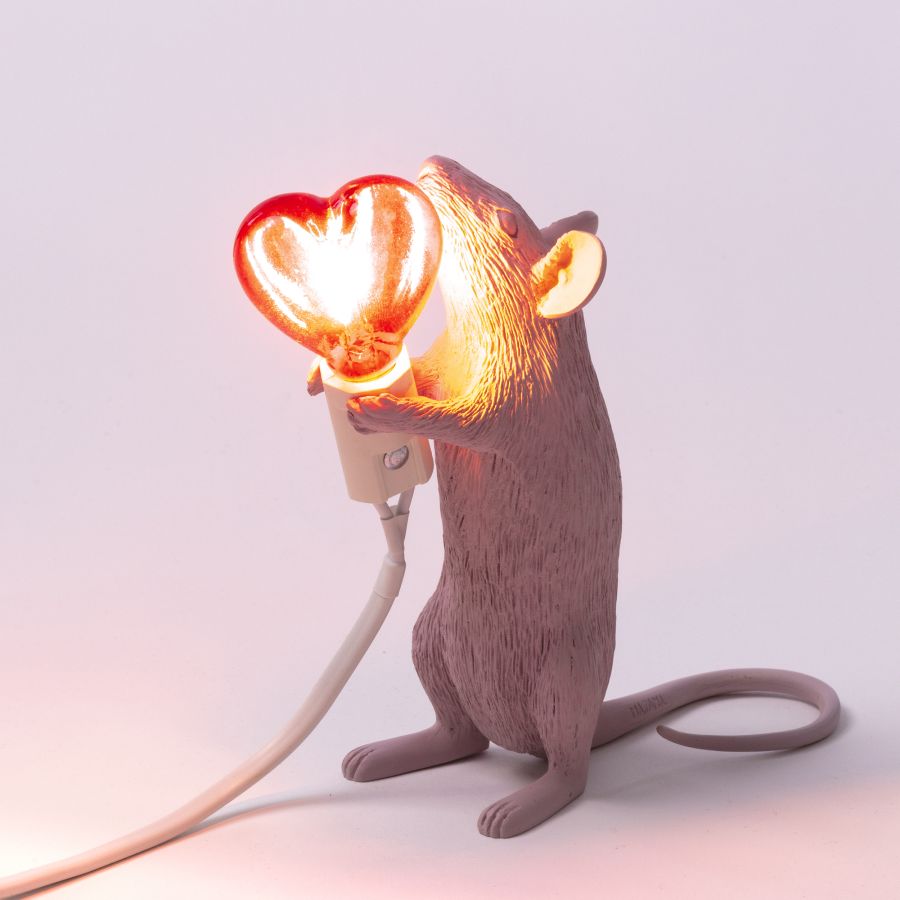 Mouse Table Lamp Love Edition by Seletti - Bayte