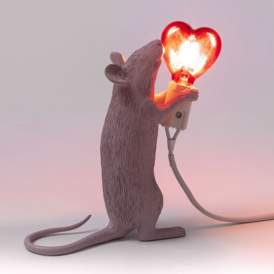 Mouse Table Lamp Love Edition by Seletti - Bayte