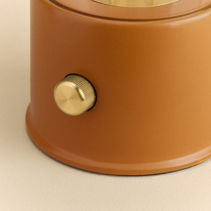 The Muse 2.0 Portable Lamp in Claycourt Orange