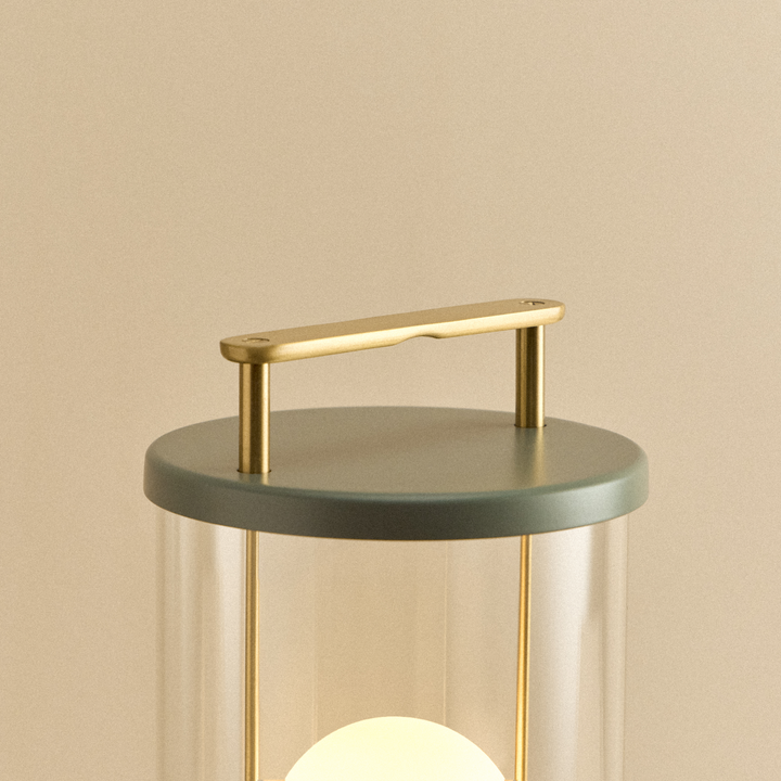 The Muse 2.0 Portable Lamp in Pleasure Garden Green