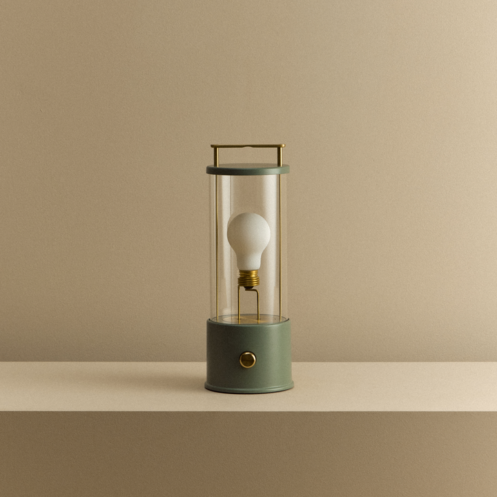 The Muse 2.0 Portable Lamp in Pleasure Garden Green