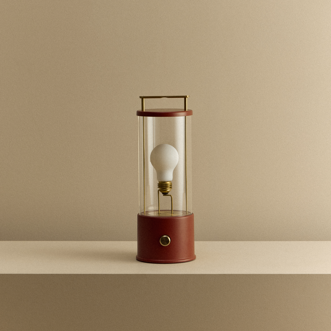 The Muse 2.0 Portable Lamp in Pomona Red