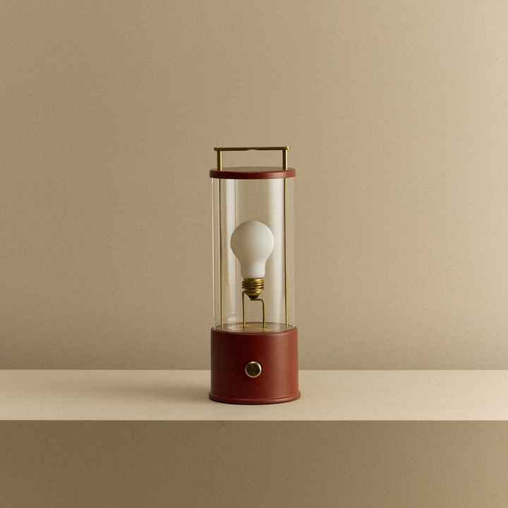 The Muse 2.0 Portable Lamp in Pomona Red