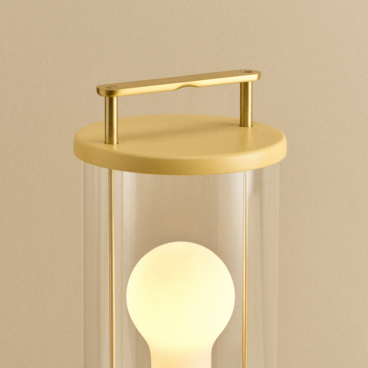 The Muse 2.0 Portable Lamp in Posset Yellow