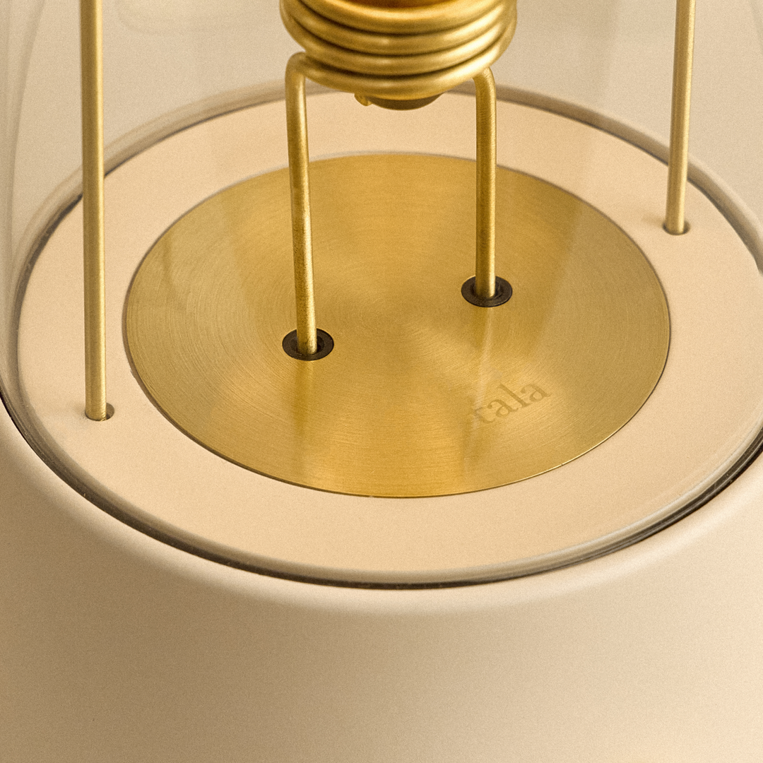 The Muse 2.0 Portable Lamp in Setting Plaster Pink