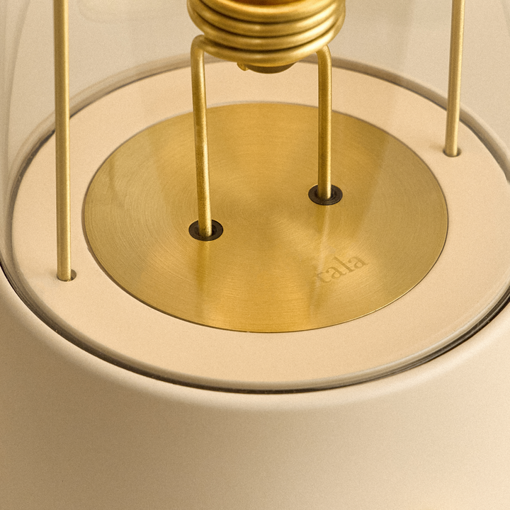 The Muse 2.0 Portable Lamp in Setting Plaster Pink