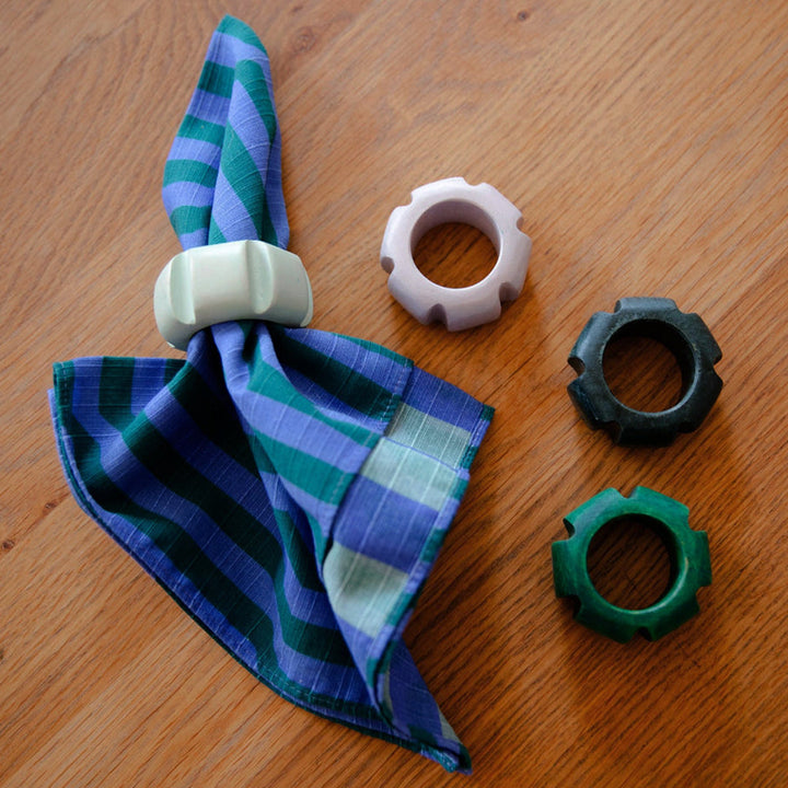 Asterisk Napkin Ring Set