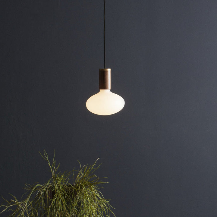 Oval II Pendant Light in Walnut