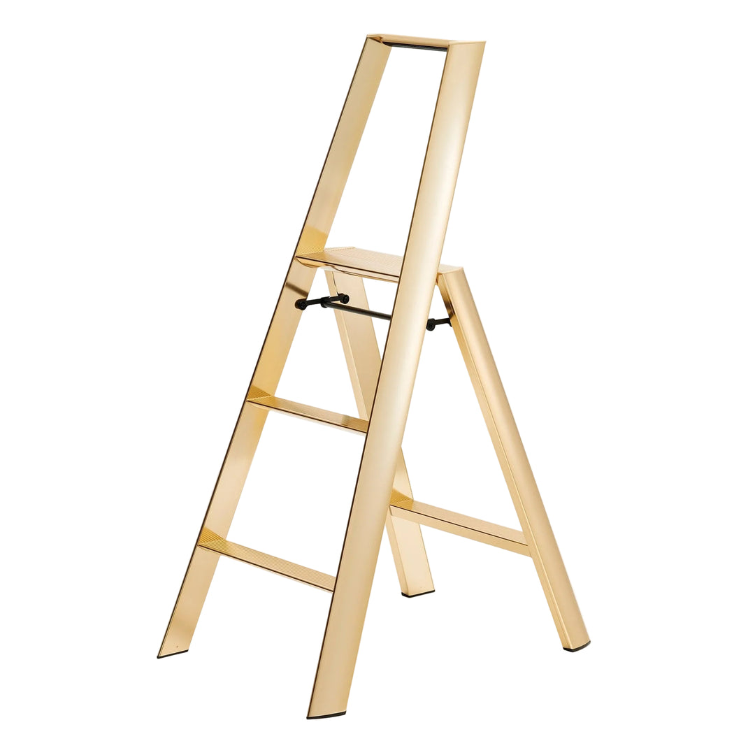 Lucano Premium Step Ladder 3-Step GOLD