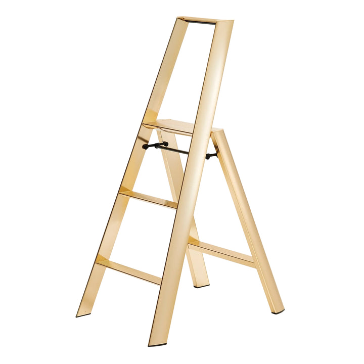 Lucano Premium Step Ladder 3-Step GOLD