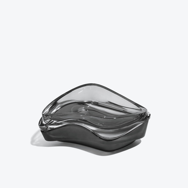 Plex Vessel, Set of 2 — Smoke vessels stacked closed, side view on white