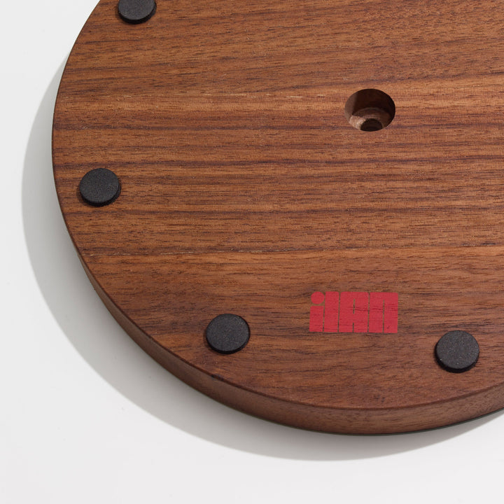 The Paper Towel Keeper - Walnut/Orange