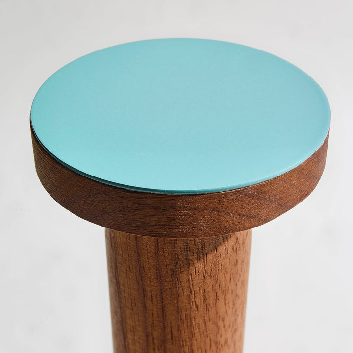 The Paper Towel Keeper - Walnut/Orange