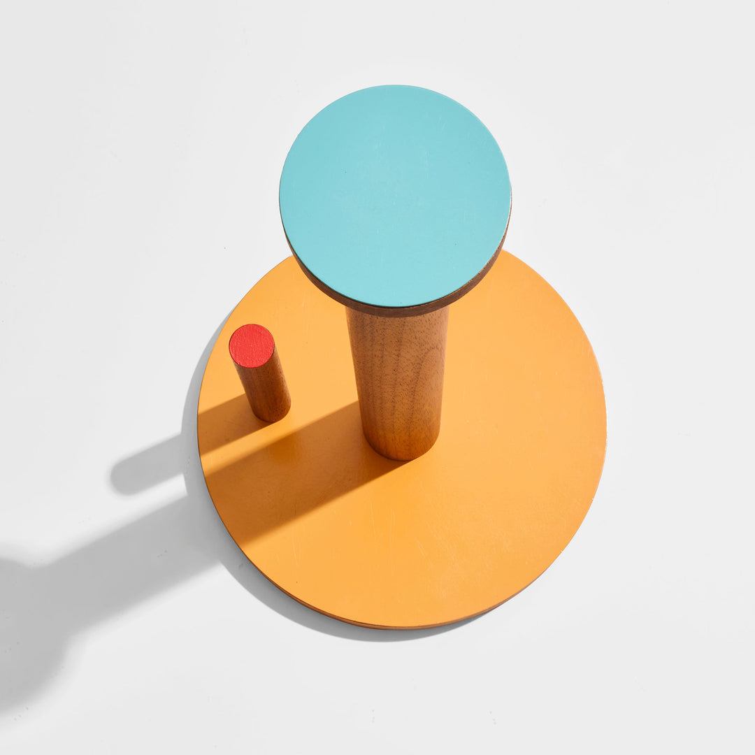 The Paper Towel Keeper - Walnut/Orange