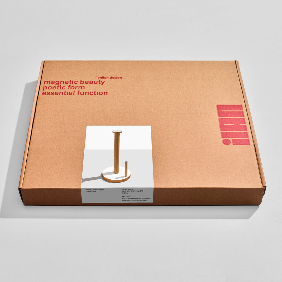 The Paper Towel Keeper - Oak/White