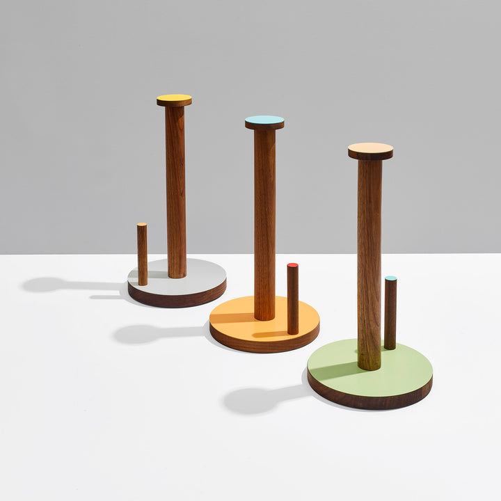 The Paper Towel Keeper - Walnut/Gray