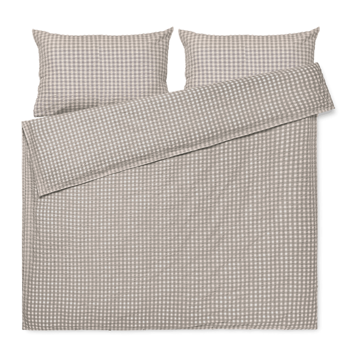 JUNA Bæk&amp;Bølge Duvet Cover Set, Grey/Birch