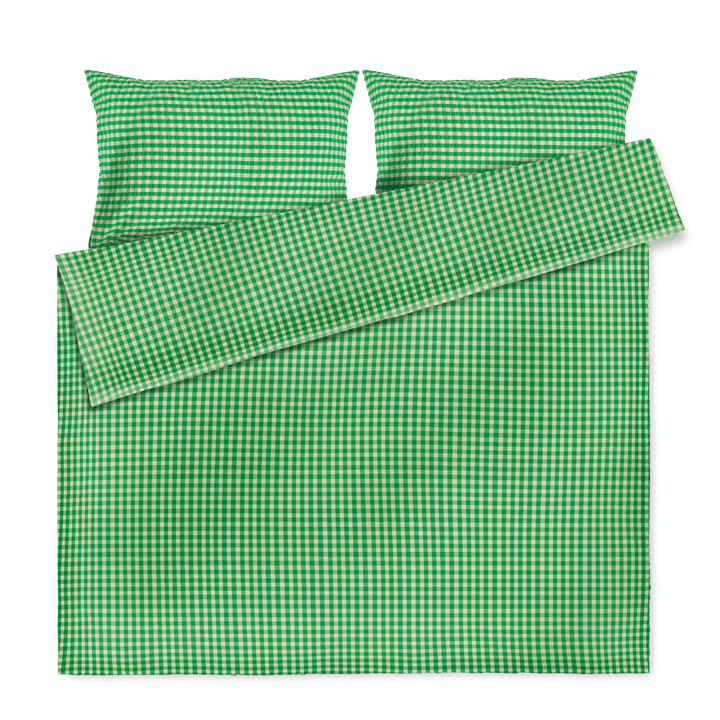 JUNA Bæk&amp;Bølge Duvet Cover Set, Green/Sand